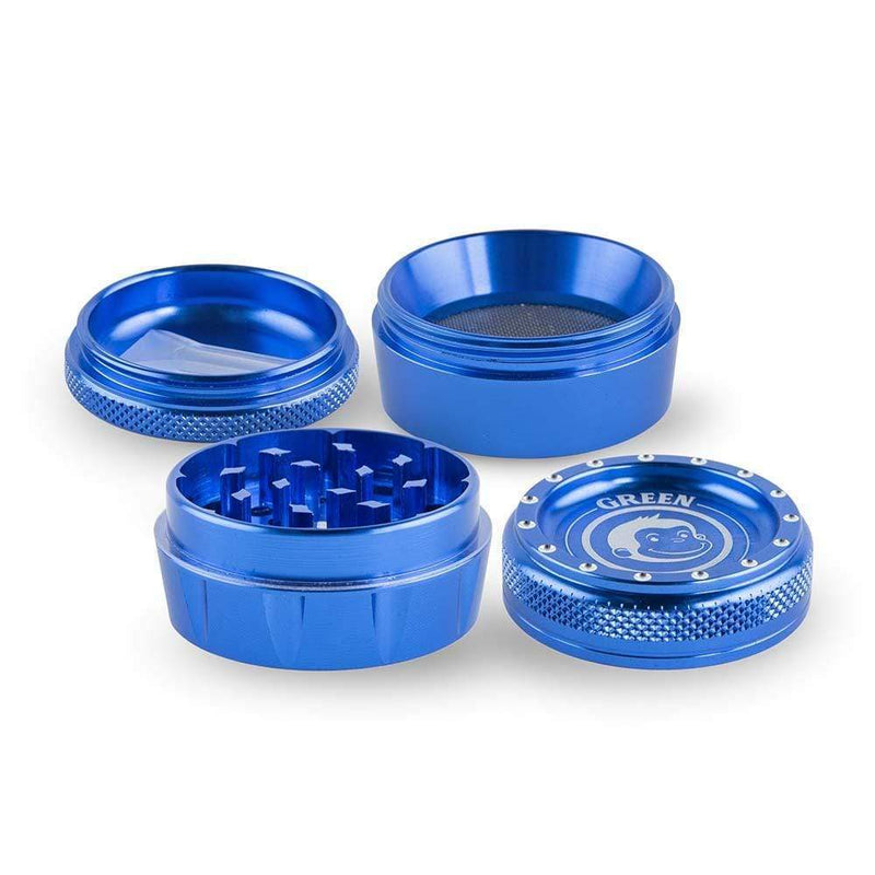 Biohazard Inc Metal Grinder Green Monkey Grinder - Tamarin - 50mm - Blue