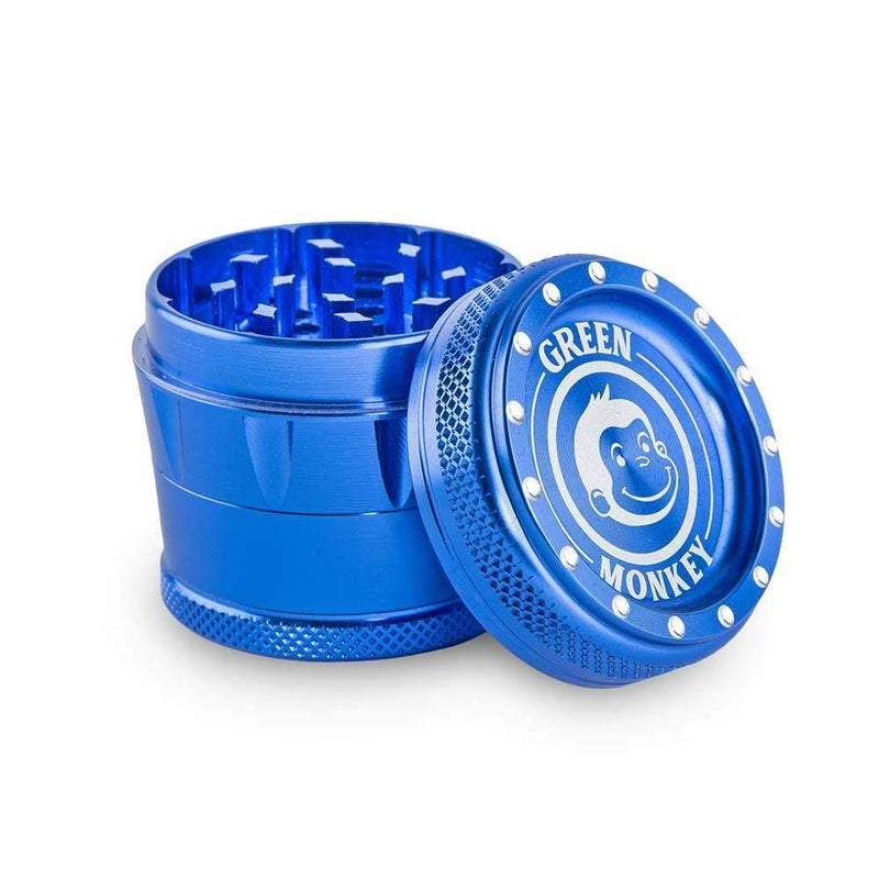 Biohazard Inc Metal Grinder Green Monkey Grinder - Tamarin - 50mm - Blue