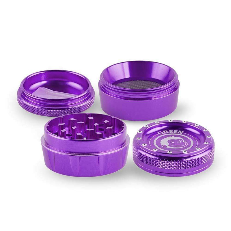 Biohazard Inc Metal Grinder Green Monkey Grinder - Tamarin - 50mm - Purple