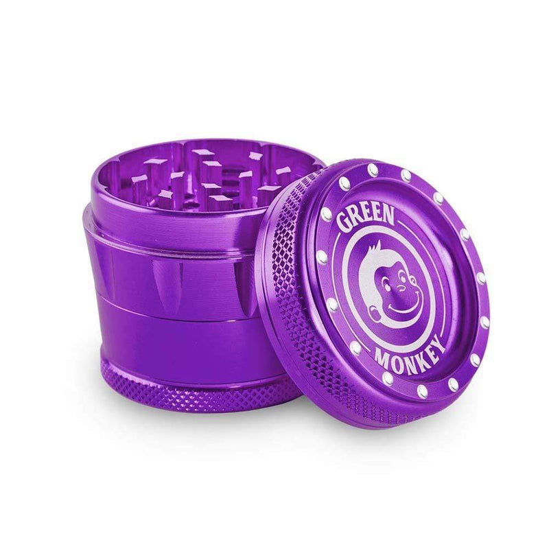 Biohazard Inc Metal Grinder Green Monkey Grinder - Tamarin - 50mm - Purple