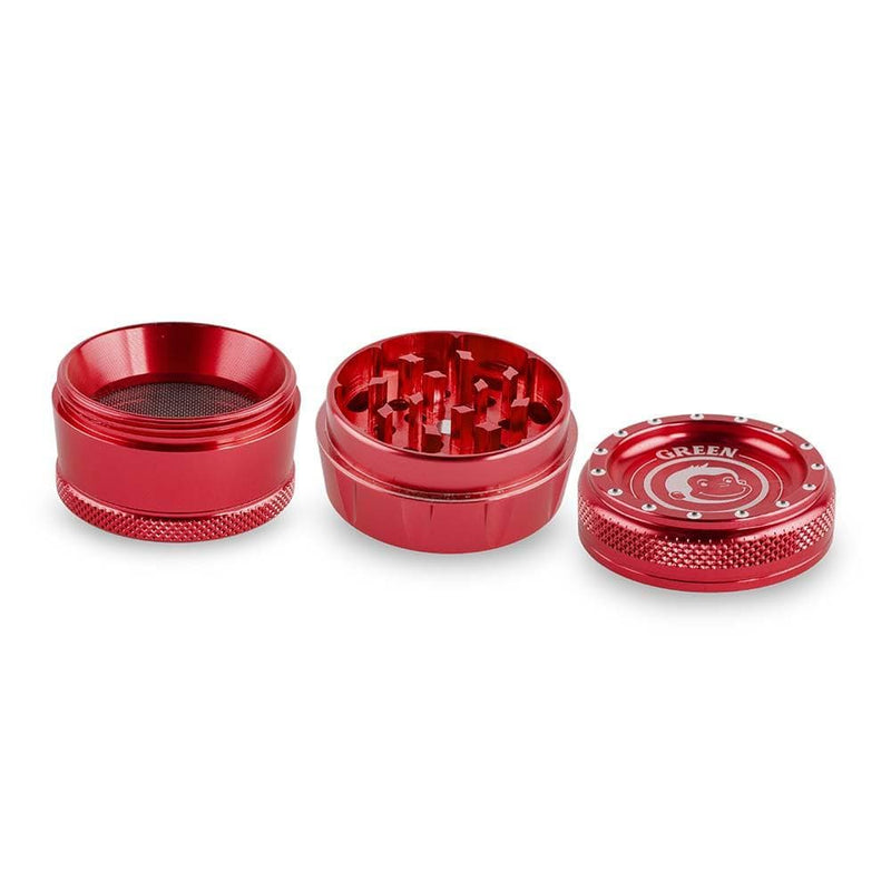 Biohazard Inc Metal Grinder Green Monkey Grinder - Tamarin - 50mm - Red