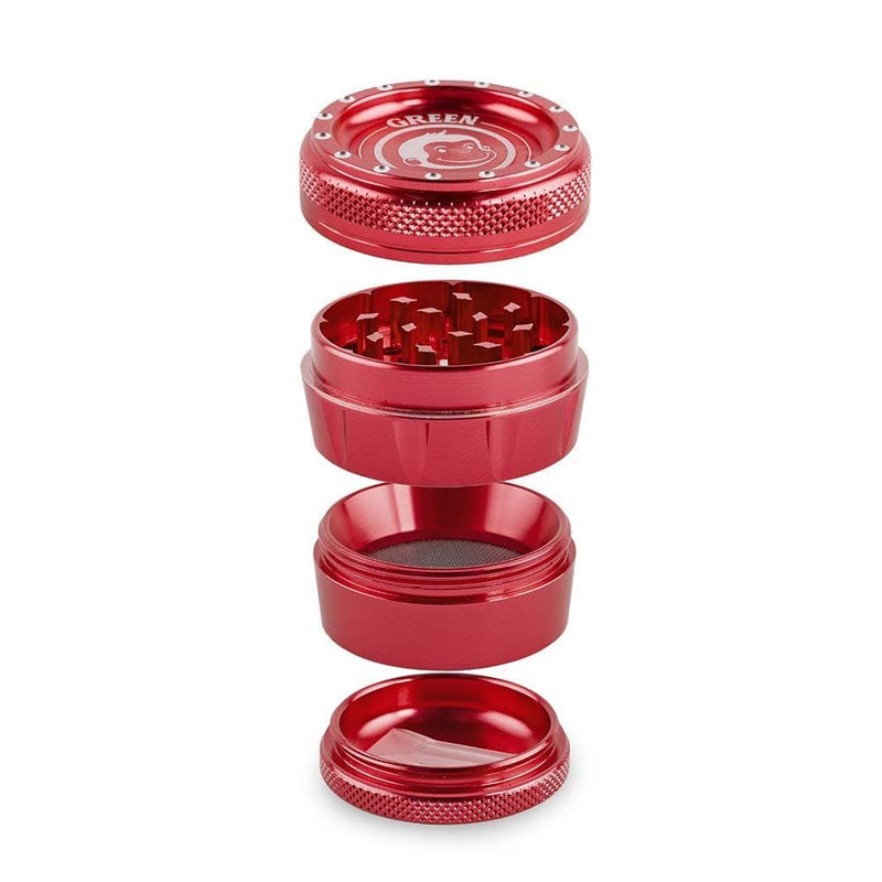 Biohazard Inc Metal Grinder Green Monkey Grinder - Tamarin - 50mm - Red