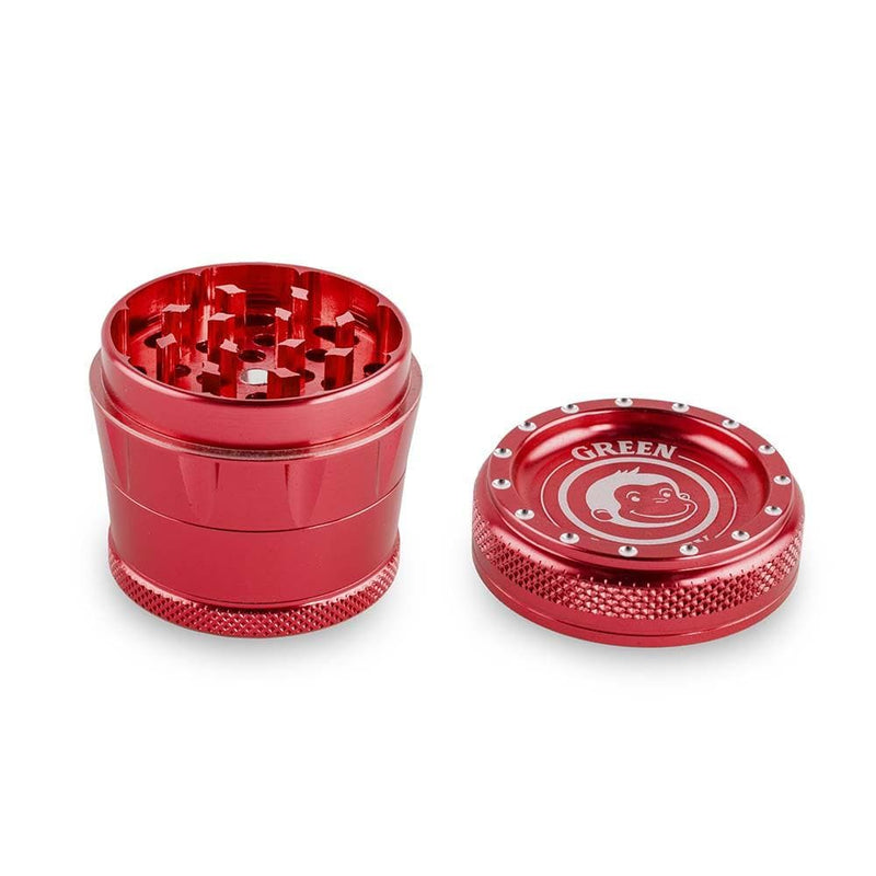 Biohazard Inc Metal Grinder Green Monkey Grinder - Tamarin - 50mm - Red