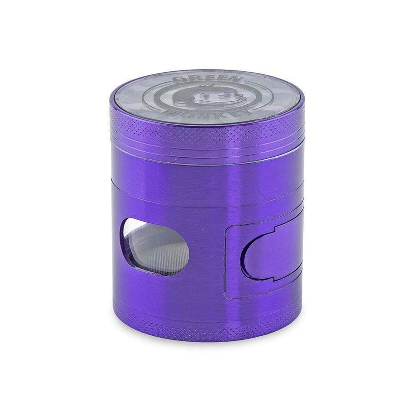 Biohazard Inc Metal Grinder Green Monkey Mandrill 60mm - Purple