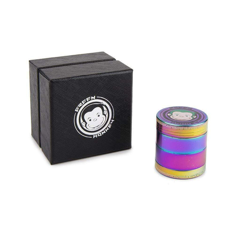 Biohazard Inc Metal Grinder Green Monkey Rainbow Grinder 40mm