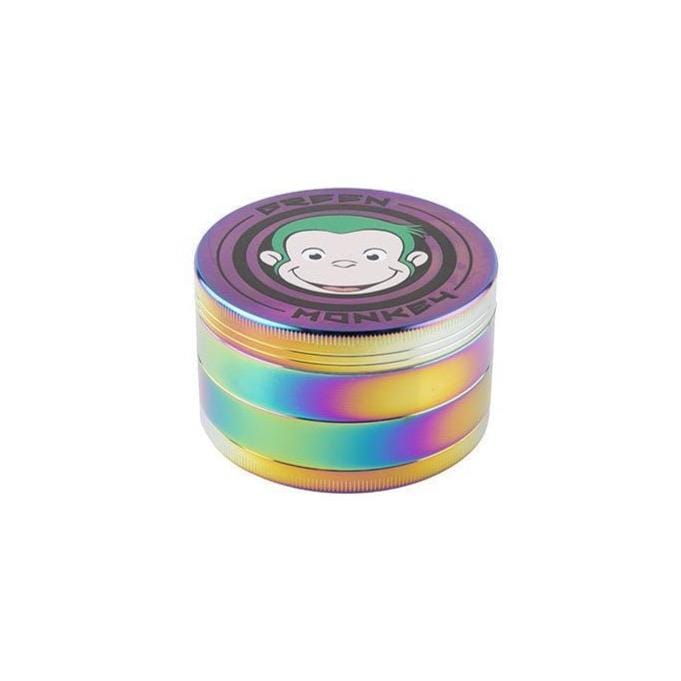 Biohazard Inc Metal Grinder Green Monkey Rainbow Grinder 75mm