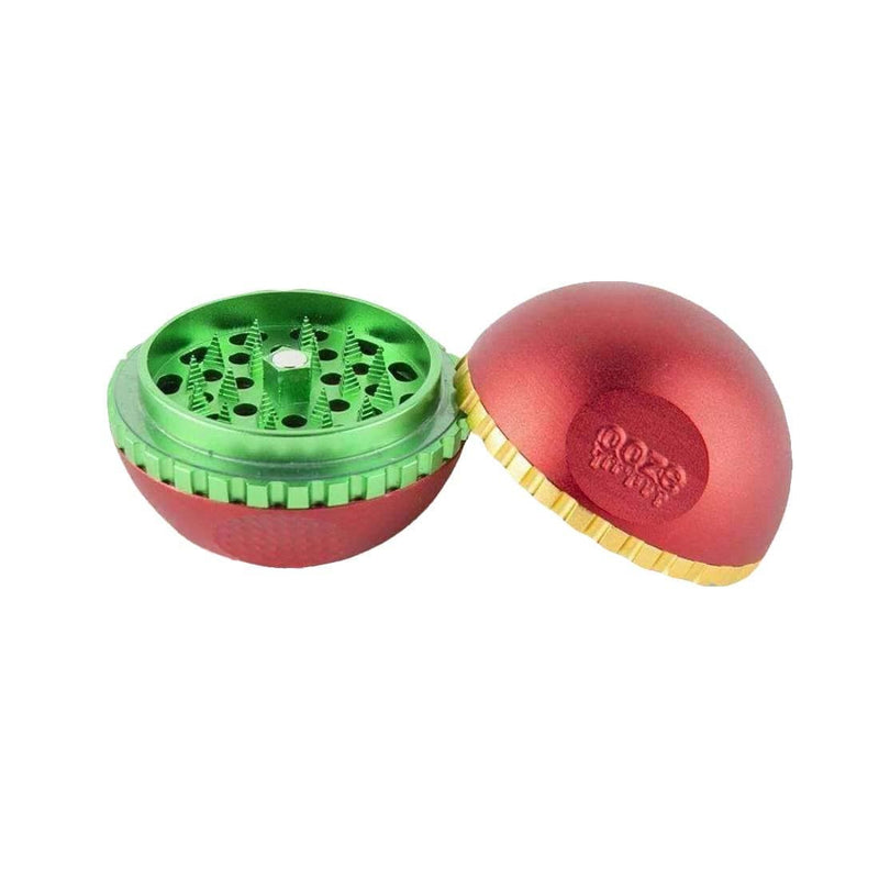 Biohazard Inc Metal Grinder OOZE Saturn Globe Grinder - Red