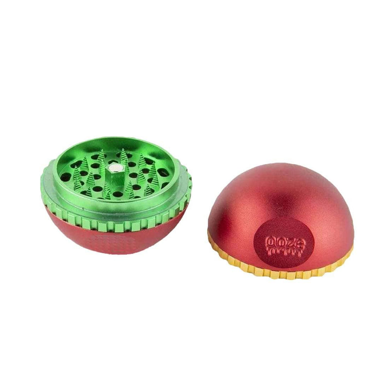 Biohazard Inc Metal Grinder OOZE Saturn Globe Grinder - Red