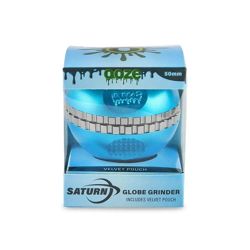 Biohazard Inc Metal Grinder OOZE Saturn Globe Grinder - Teal