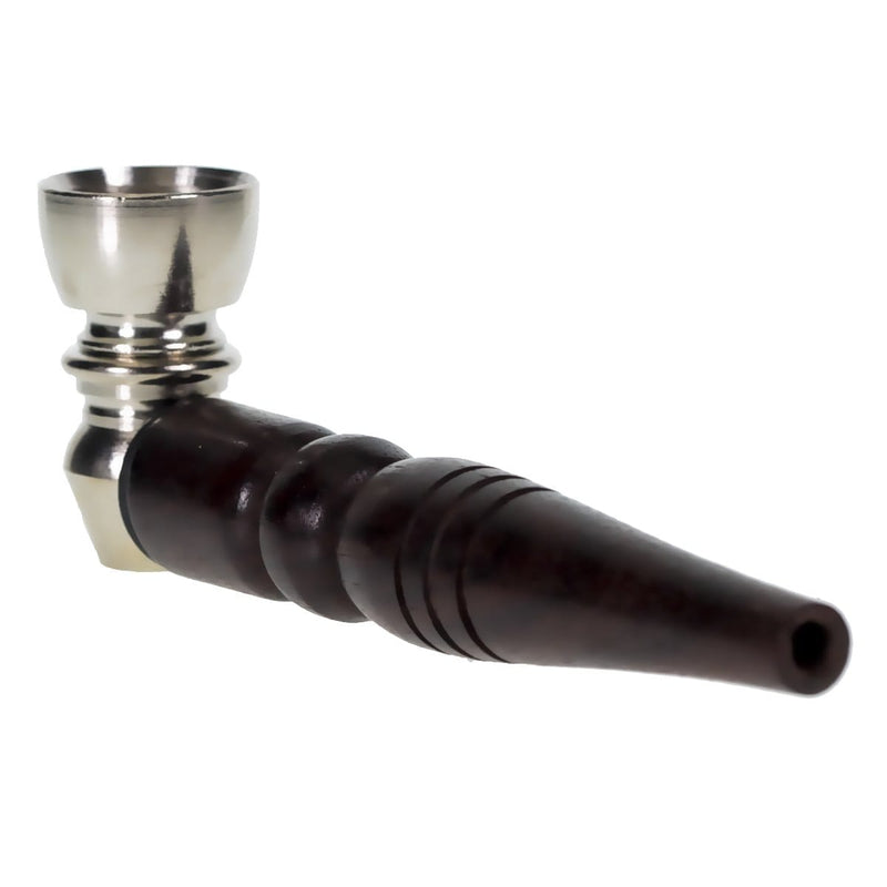 Biohazard Inc Metal Hand Pipe 4" Metal and Wood Pipe