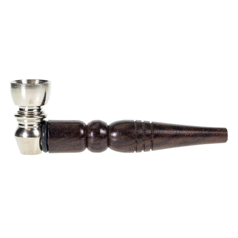 Biohazard Inc Metal Hand Pipe 4" Metal and Wood Pipe