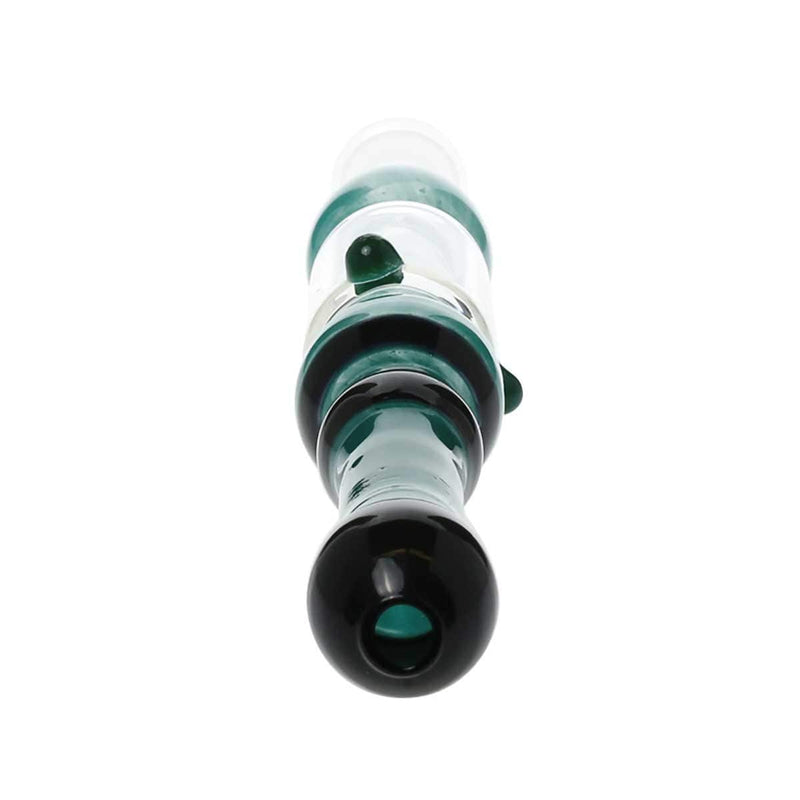 Biohazard Inc Nectar Collector 11" 19mm Nectar Collector - Teal and Black