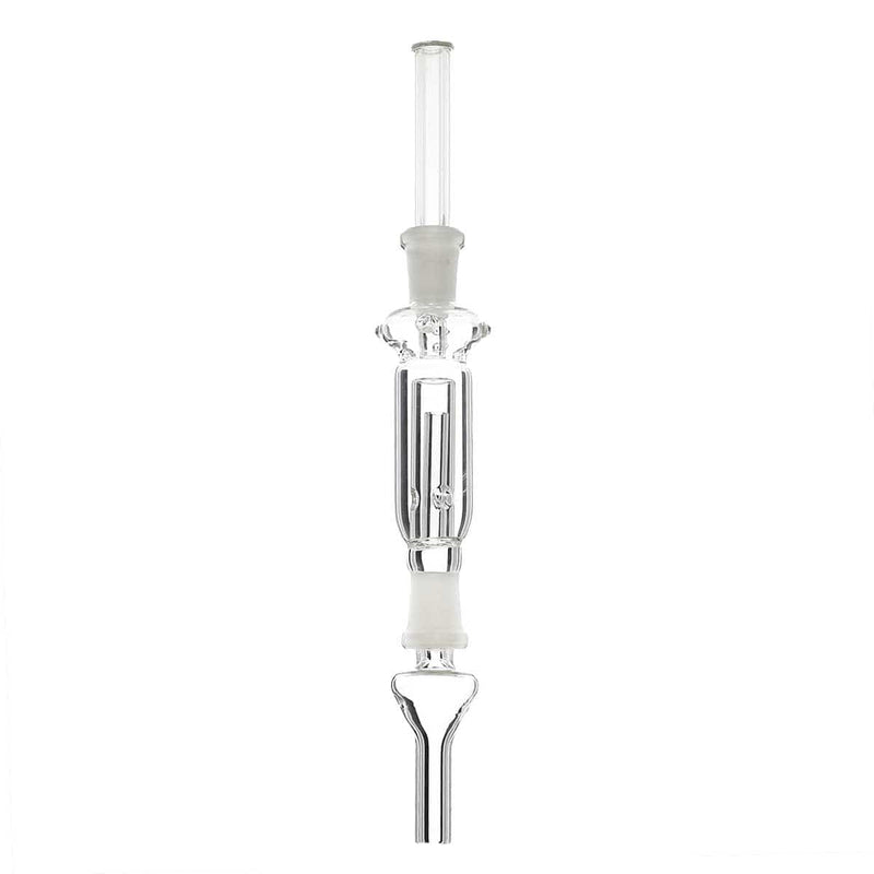 Biohazard Inc Nectar Collector 4" 10mm Set With Dabber, Tips & Dish Nectar Collector Clear