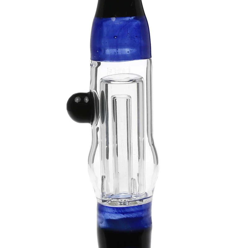 Biohazard Inc Nectar Collector 8" 14mm Nectar Collector - Blue and Black