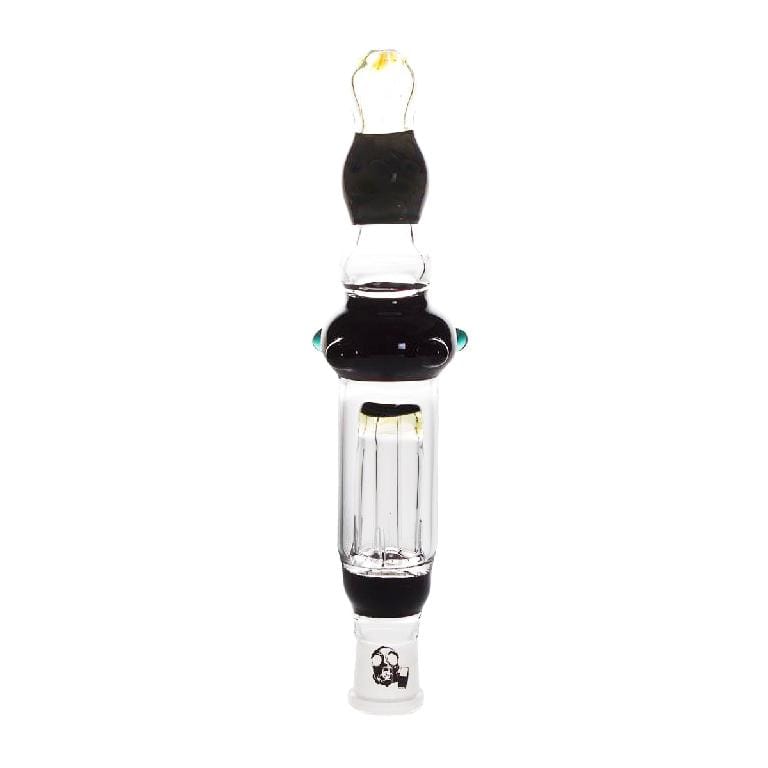 Biohazard Inc Nectar Collector 8" 19mm Nectar Collector - Black and Slyme