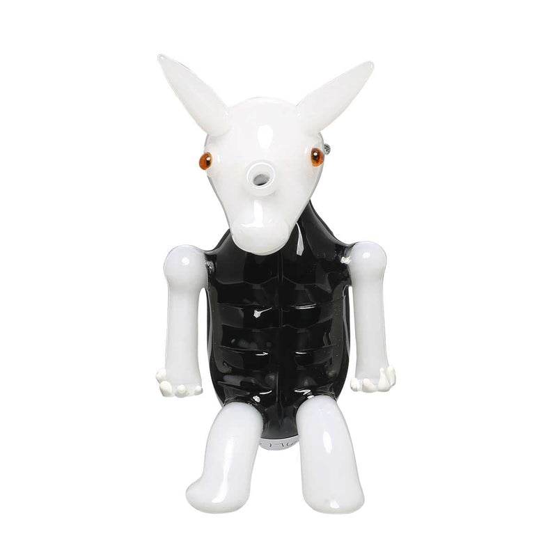 Biohazard Inc Novelty Bong Black and White Jack Rabbit Water Pipe