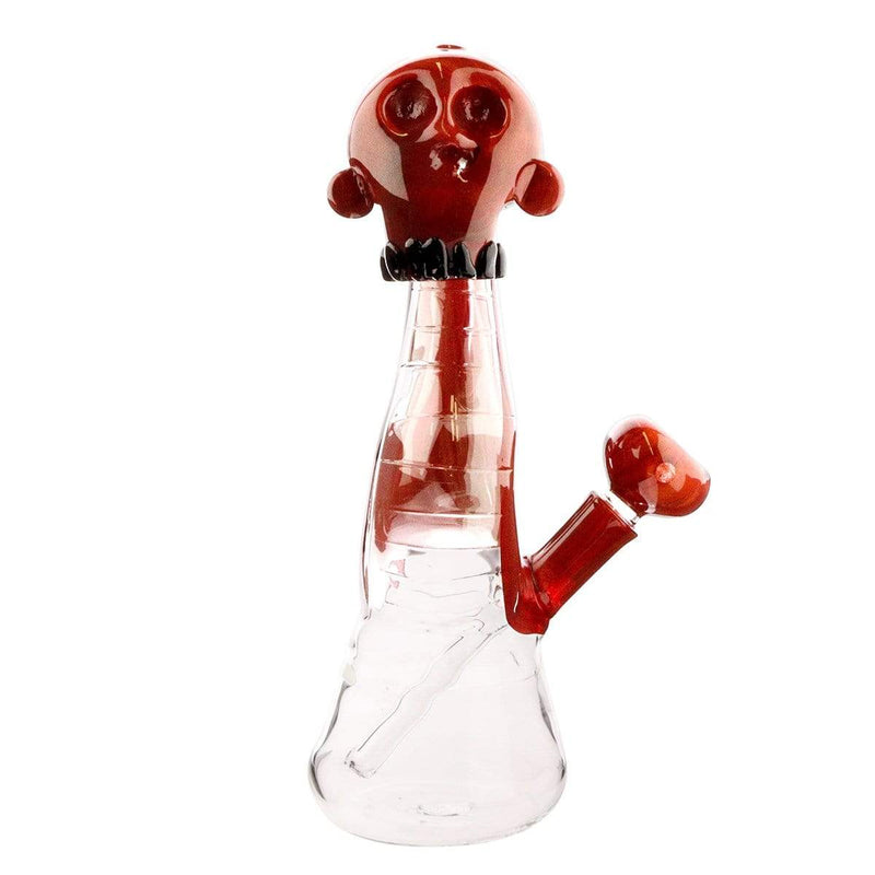 Biohazard Inc Novelty Bong Calavera Serpent Rustic Red