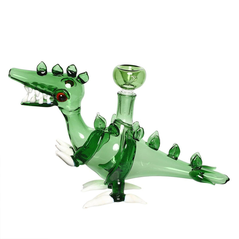 Biohazard Inc Novelty Bong Green Dinosaur Water Pipe