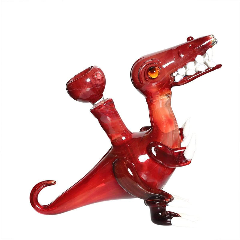 Biohazard Inc Novelty Bong Rust Red Dinosaur Water Pipe