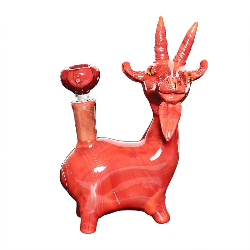 Biohazard Inc Novelty Bong Rust Red Goat Water Pipe