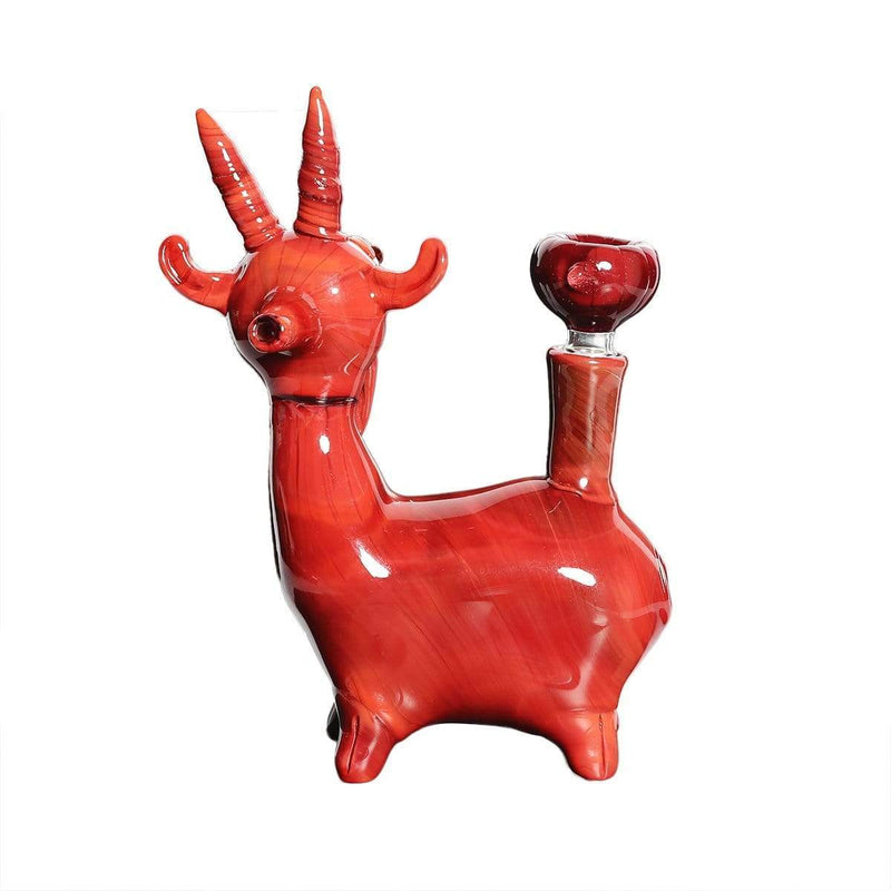 Biohazard Inc Novelty Bong Rust Red Goat Water Pipe