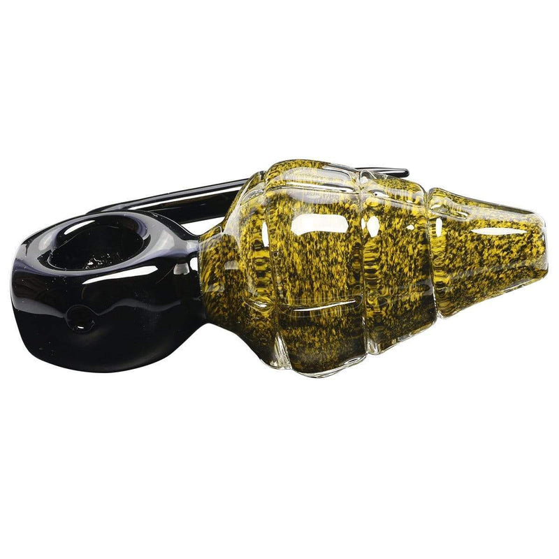 Biohazard Inc Novelty Hand Pipe 4" Frit Grenade Hand Pipe