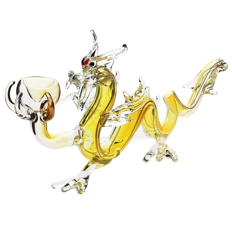 Biohazard Inc Novelty Hand Pipe 5" Dragon Hand Pipe - Holding Bowl