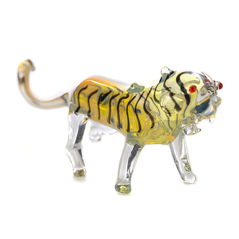 Biohazard Inc Novelty Hand Pipe 5" Tiger Hand Pipe