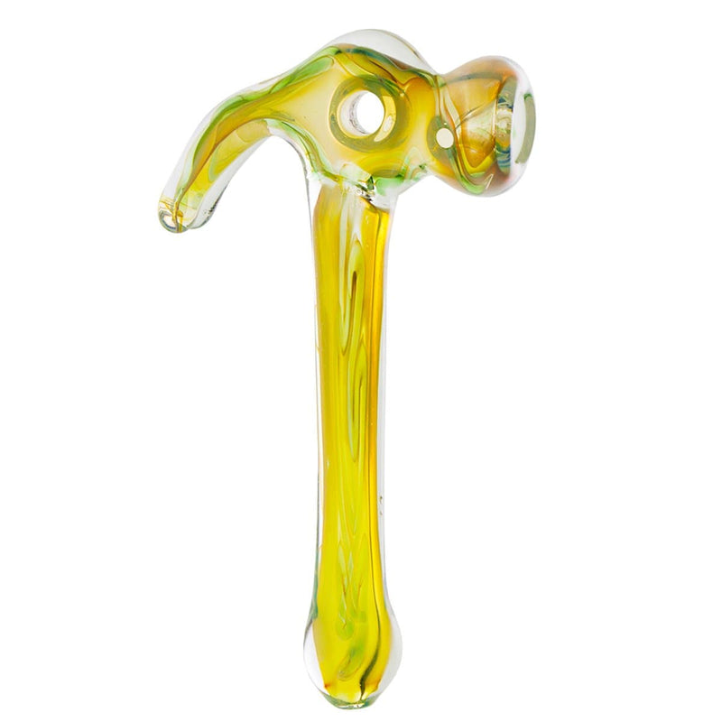 Biohazard Inc Novelty Hand Pipe 6" Fumed Hammer Hand Pipe w/ Donut