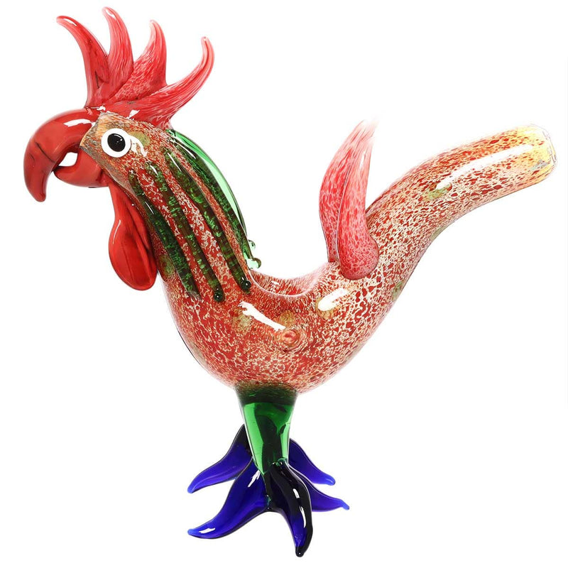 Biohazard Inc Novelty Hand Pipe 6" Red Chicken Hand Pipe