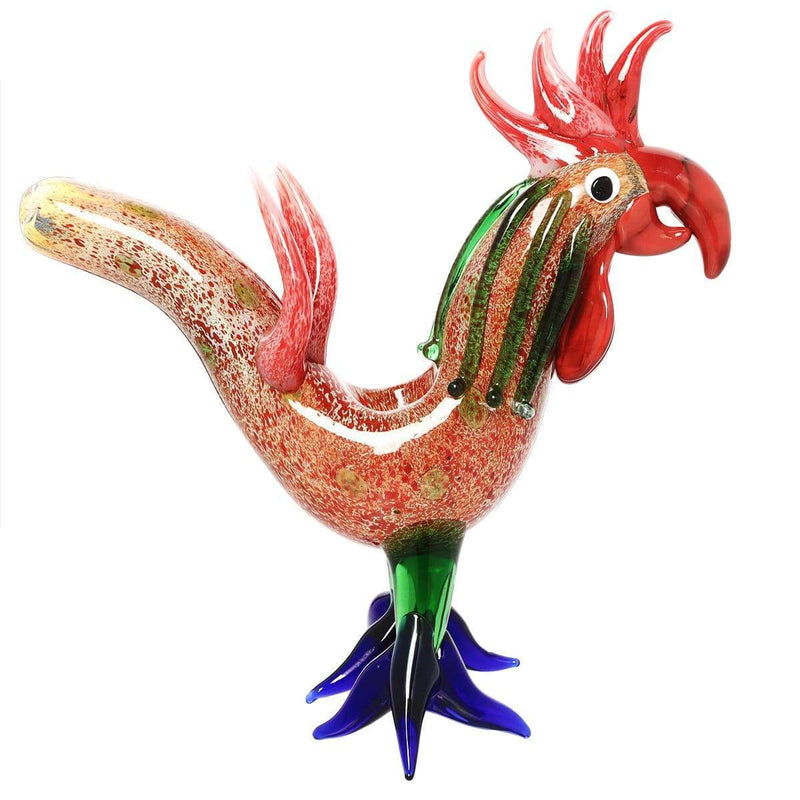 Biohazard Inc Novelty Hand Pipe 6" Red Chicken Hand Pipe