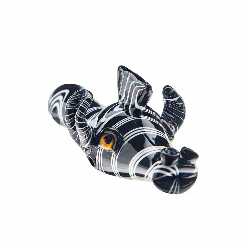 Biohazard Inc Novelty Hand Pipe 6" Zebra Hand Pipe