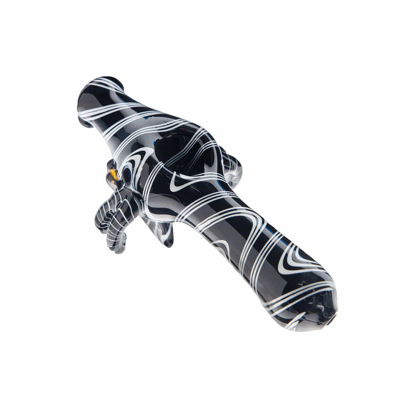 Biohazard Inc Novelty Hand Pipe 6" Zebra Hand Pipe