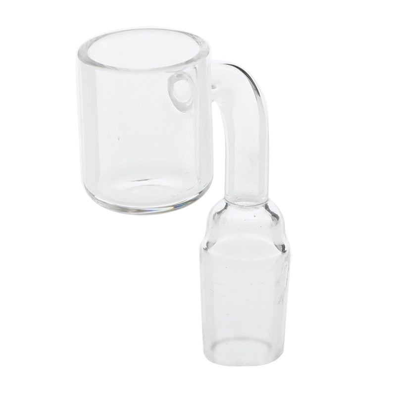 Biohazard Inc Quartz Banger Flat Top Quartz Banger - 19mm Male / 25mm Bucket