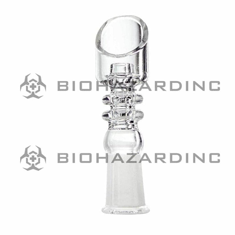 Biohazard Inc Quartz Nail Quartz Angle Cut Domeless Nail - 10mm Female