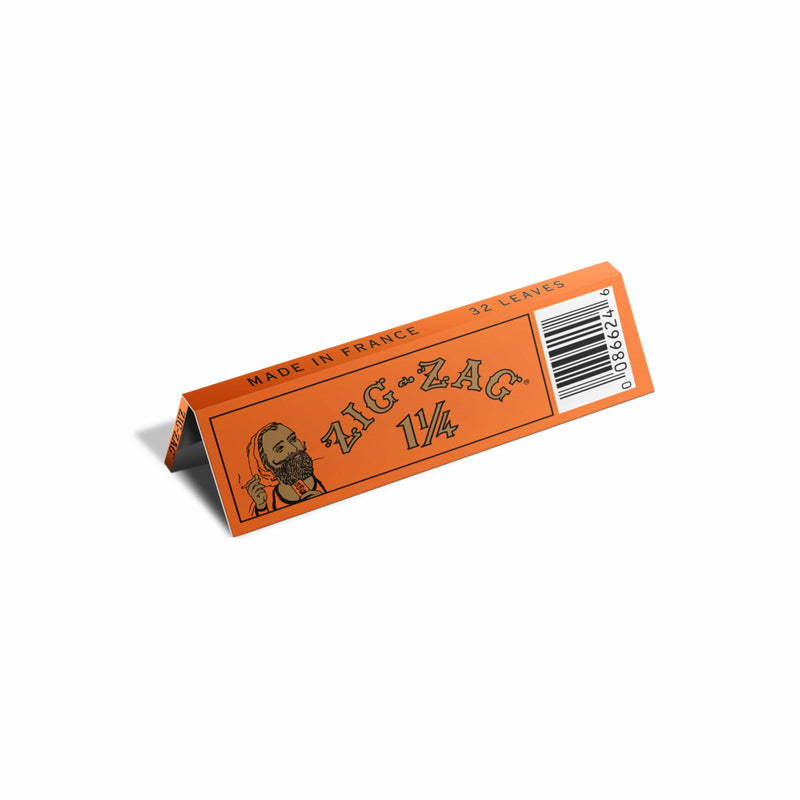 Biohazard Inc Rolling Papers Zig Zag Promo 1-1/4 French Orange - 48 Count