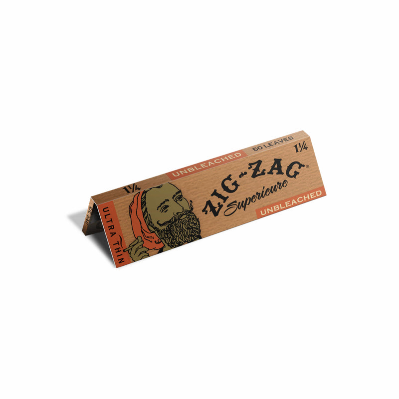 Biohazard Inc Rolling Papers Zig Zag Promo 1-1/4 Unbleached - 48 Count