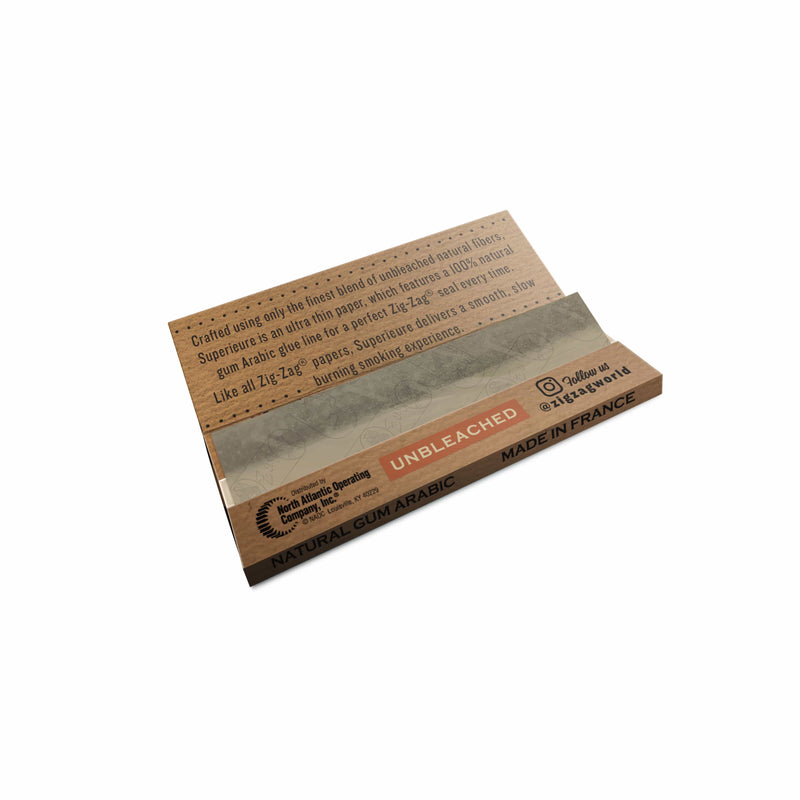 Biohazard Inc Rolling Papers Zig Zag Promo 1-1/4 Unbleached - 48 Count