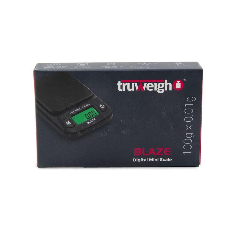 Biohazard Inc Scale Truweigh Blaze Scale 100g X 0.01g - Black