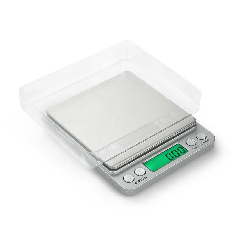 Biohazard Inc Scale Truweigh Enigma Scale 500g X 0.01g- Silver