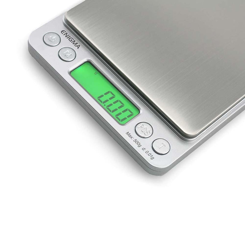 Biohazard Inc Scale Truweigh Enigma Scale 500g X 0.01g- Silver