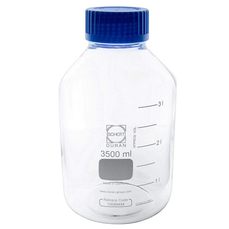 Biohazard Inc Scientific Lab Bottles LAB GLASS MEDIA CLEAR WIDE NECK  20000 ML.- 1 Count