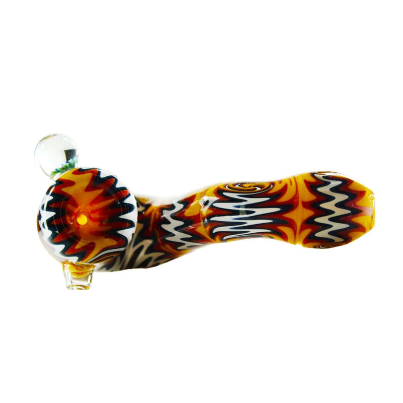 Biohazard Inc Sherlock Hand Pipe 4" Multi-Sectional Fire Sherlock w/ Marble