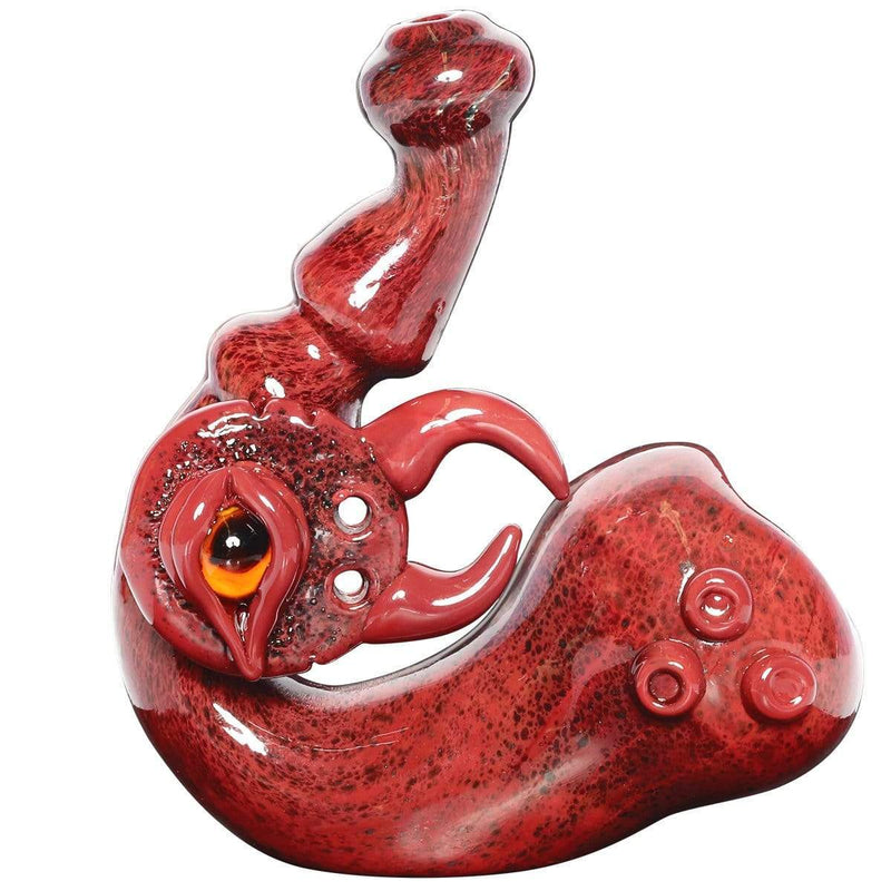 Biohazard Inc Sherlock Hand Pipe 4" Rust Red Eye Sherlock