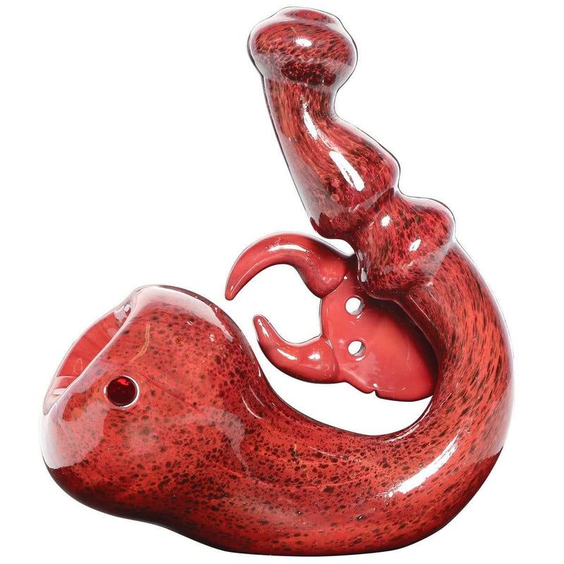 Biohazard Inc Sherlock Hand Pipe 4" Rust Red Eye Sherlock