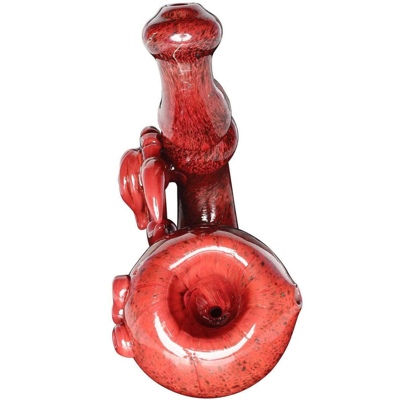 Biohazard Inc Sherlock Hand Pipe 4" Rust Red Eye Sherlock