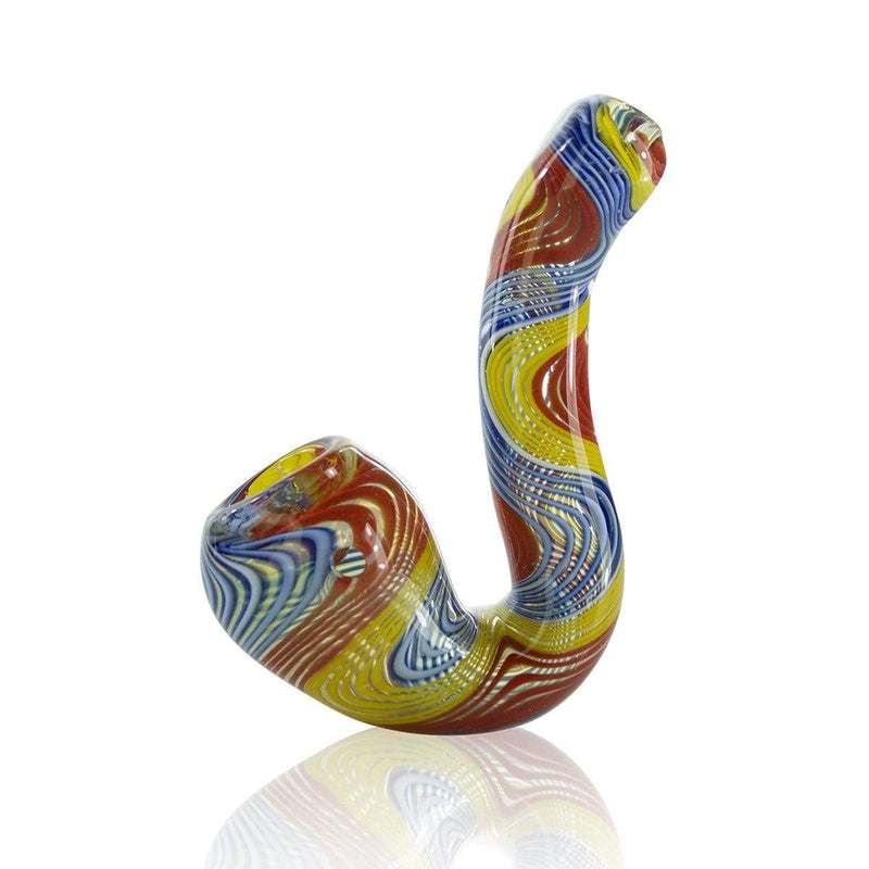 Biohazard Inc Sherlock Hand Pipe 4" Worked Sherlock