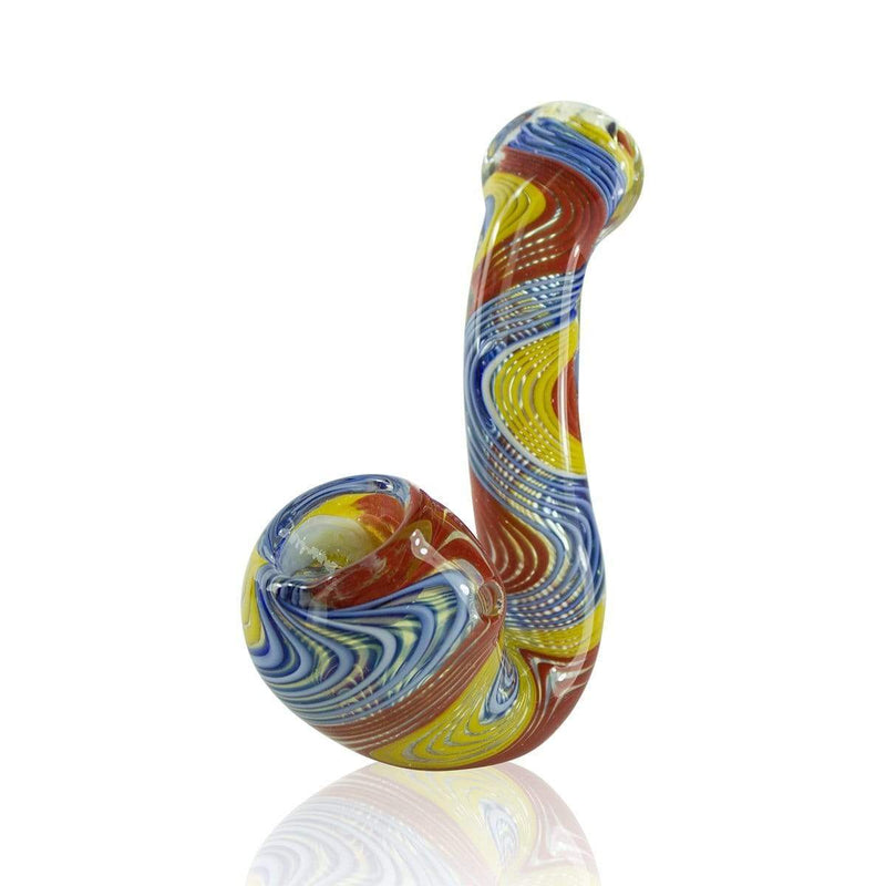 Biohazard Inc Sherlock Hand Pipe 4" Worked Sherlock