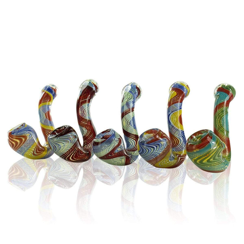 Biohazard Inc Sherlock Hand Pipe 4" Worked Sherlock