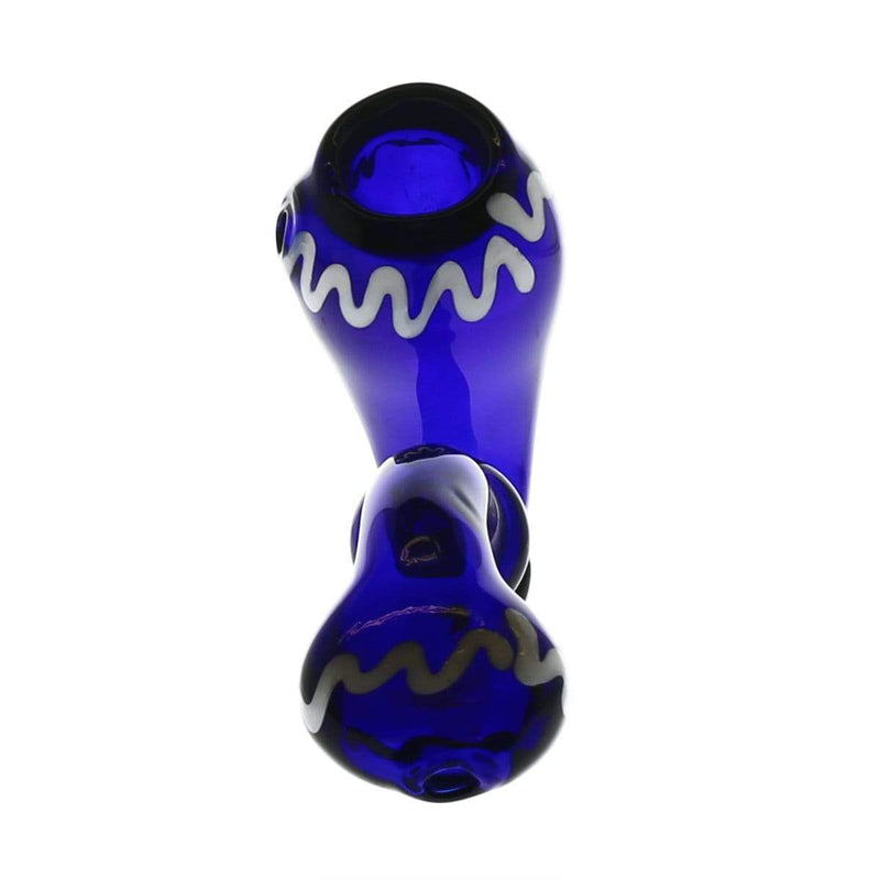 Biohazard Inc Sherlock Hand Pipe 5" Blue Sherlock